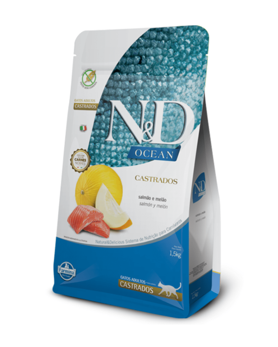 N&D OCEAN FELINE SALMÓN ADULTO CASTRADO 7.5kg1