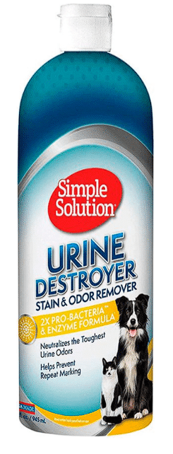 Simple Solution Destructor de orina de perros y gatos - 1 litro1