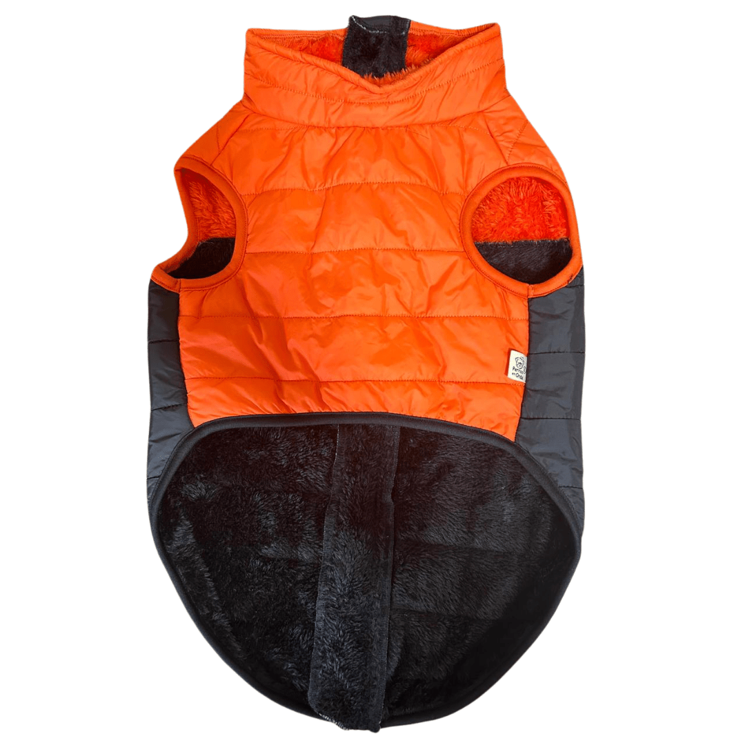 Ropa PO - Chaleco con Cierre (M3) Naranja con Negro - Talla 42