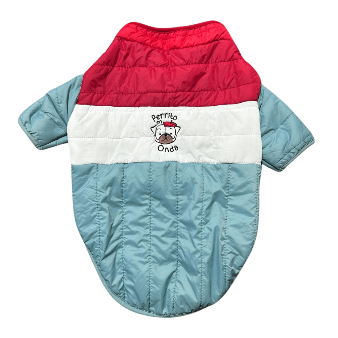 Ropa PO -  Casaca Acolchada (M5) Roja, Blanco, Plomo - Talla 51