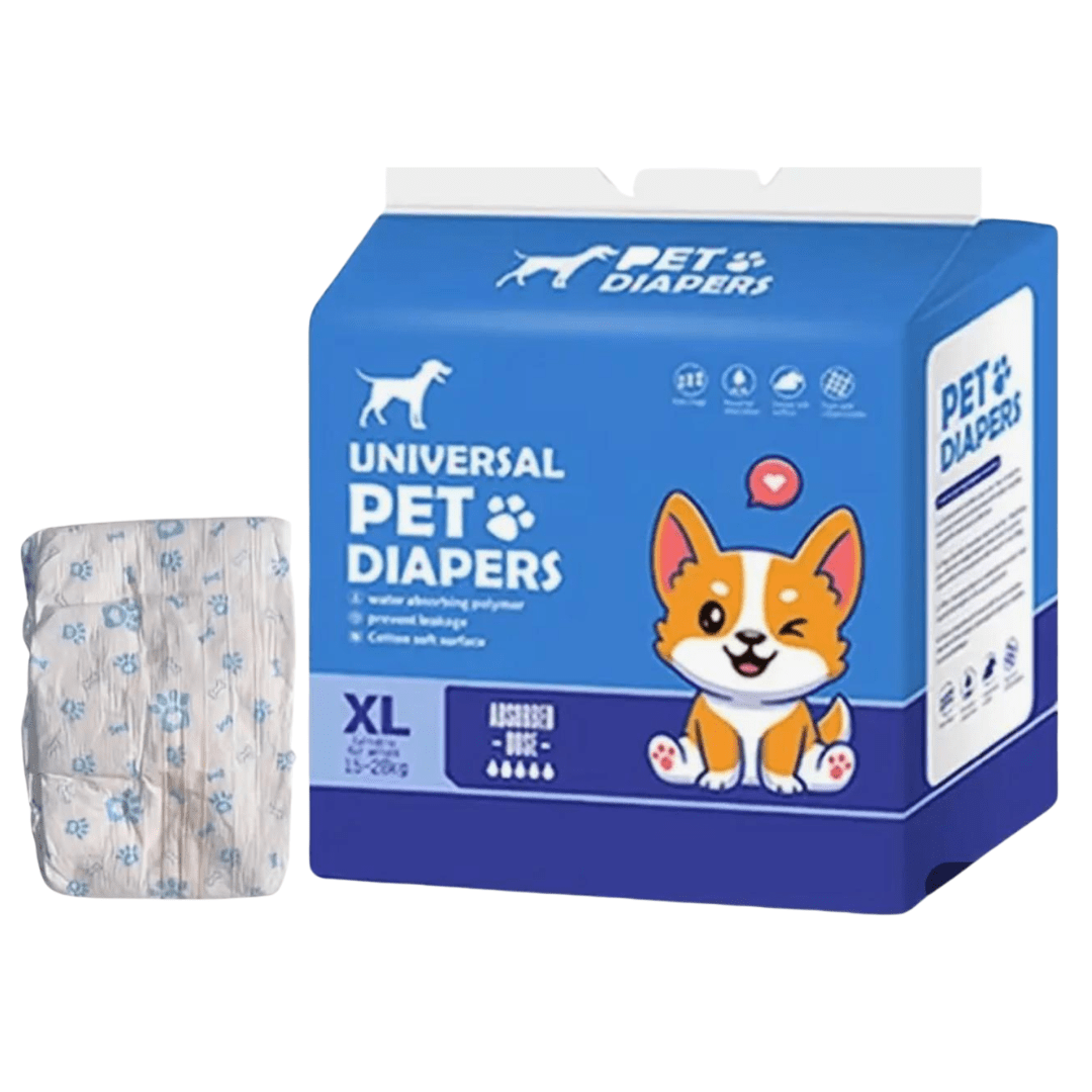 Pañales para perro (Macho) Universal Pet Diapers (12 unid) - XL1