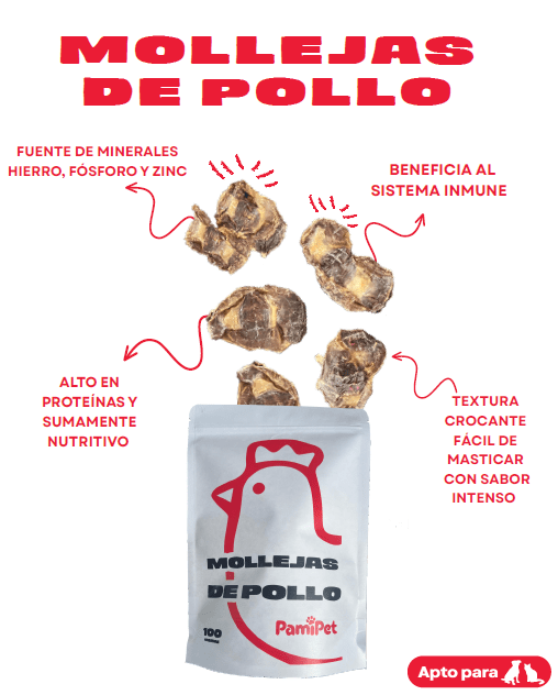 Snack Pamipet Mollejas de Pollo (100gr)2