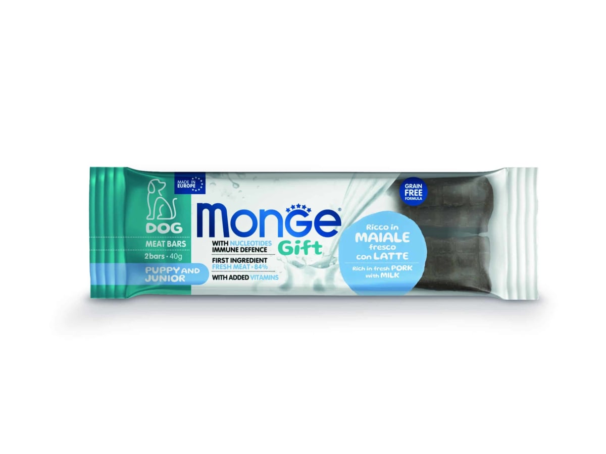 Monge Gift Meat Bars Skin Puppy Dog (Cerdo con Leche) 40gr1