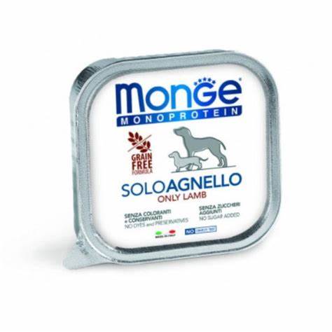 Monge Dog Monoprotein Cordero 150gr1
