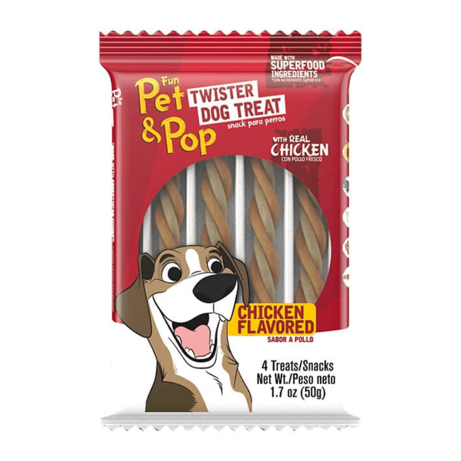 Fun Pet & Pop Twister Pollo 50gr1