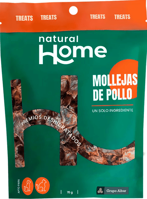 NATURAL HOME MOLLEJAS DE POLLO DESHIDRATADOS (70 GR)1