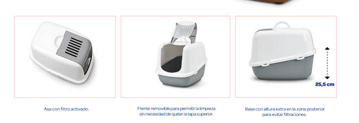 Baño Cerrado para Gato - Modelo Nestor3