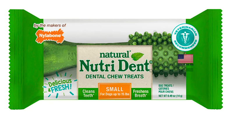 Nylabone Snack Para Perro Nutri Dent Freshens Breath - Small1