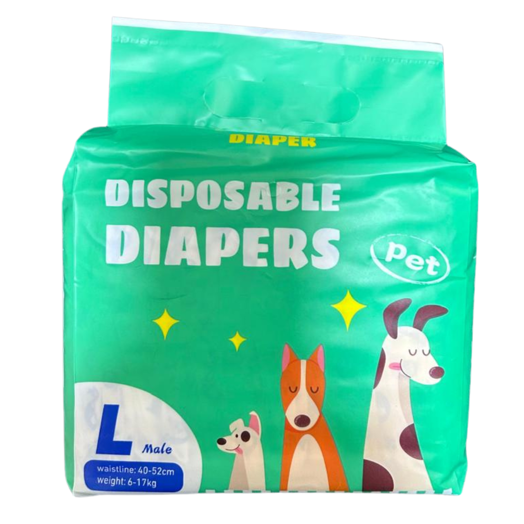 Pañales para Perro (Macho)  Talla Large (12 unid)1