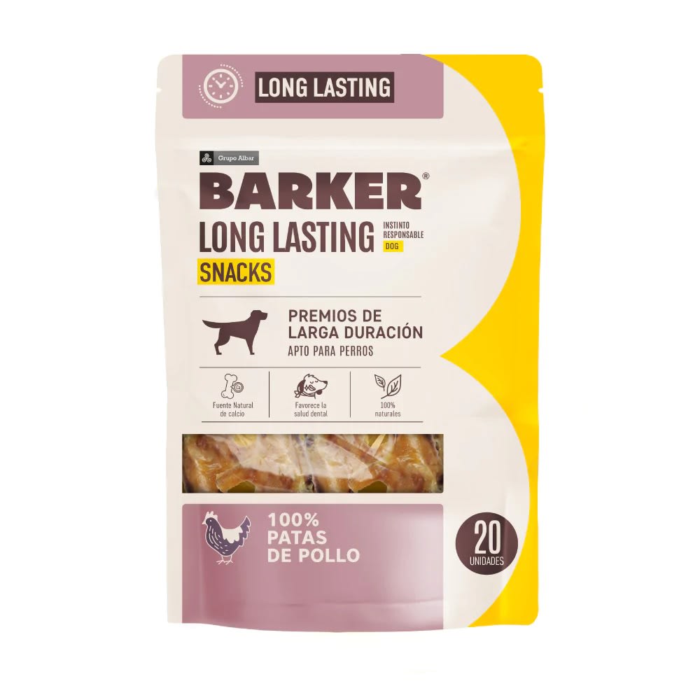 Barker Long Lasting Patas de Pollo - 20 unid1