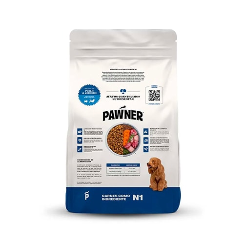 Pawner Perro Adulto Raza Mini y Pequeña Pollo y Cordero - 1kg2