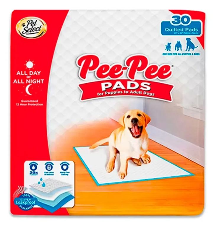 Pee Pee Paños de entrenamiento – Adultos y cachorros 30und1