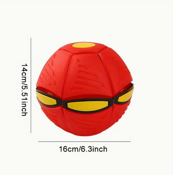 Pelota elástica para perro - Rojo3