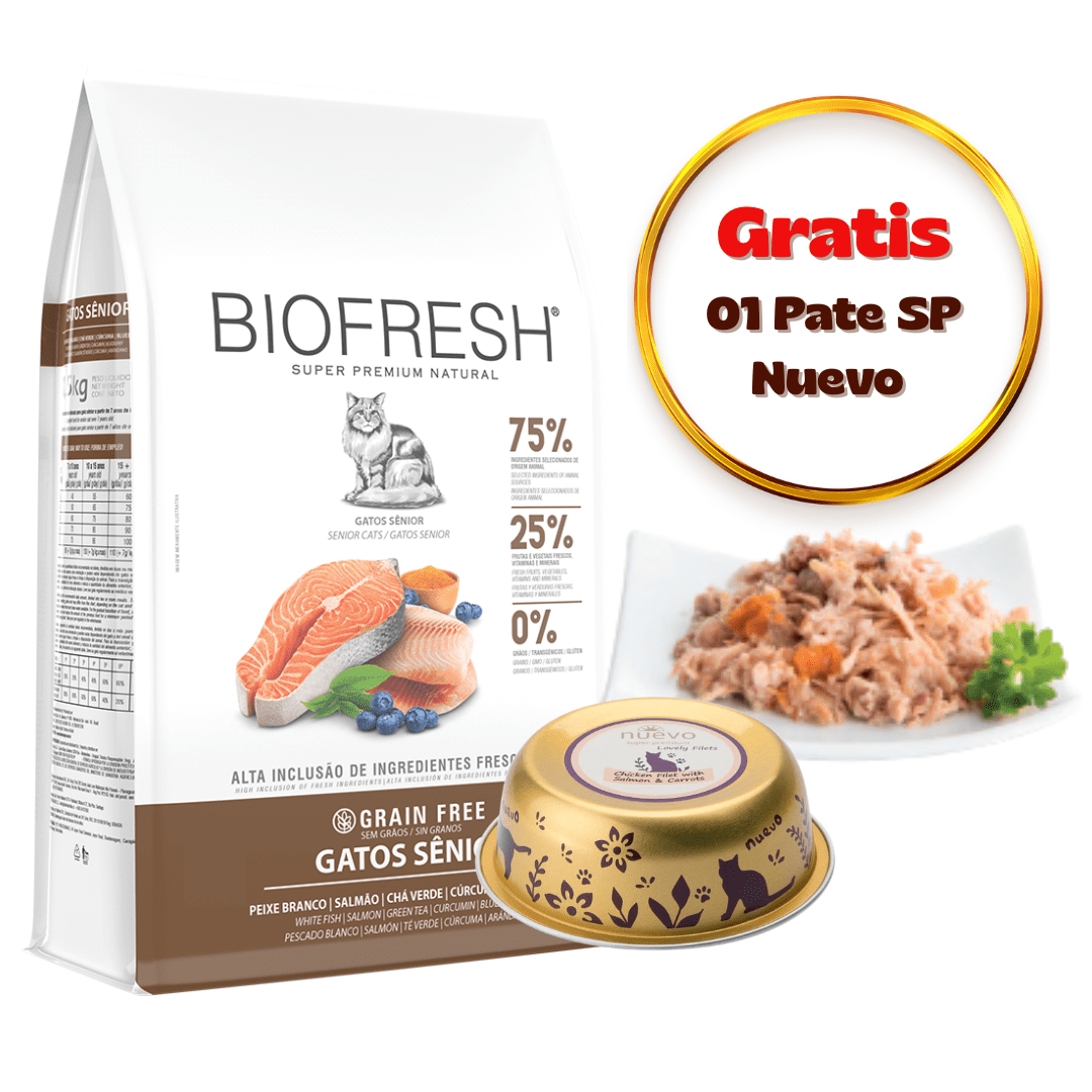 Biofresh Gato Senior Pescado Blanco 1.5kg - Promo Nuevo1