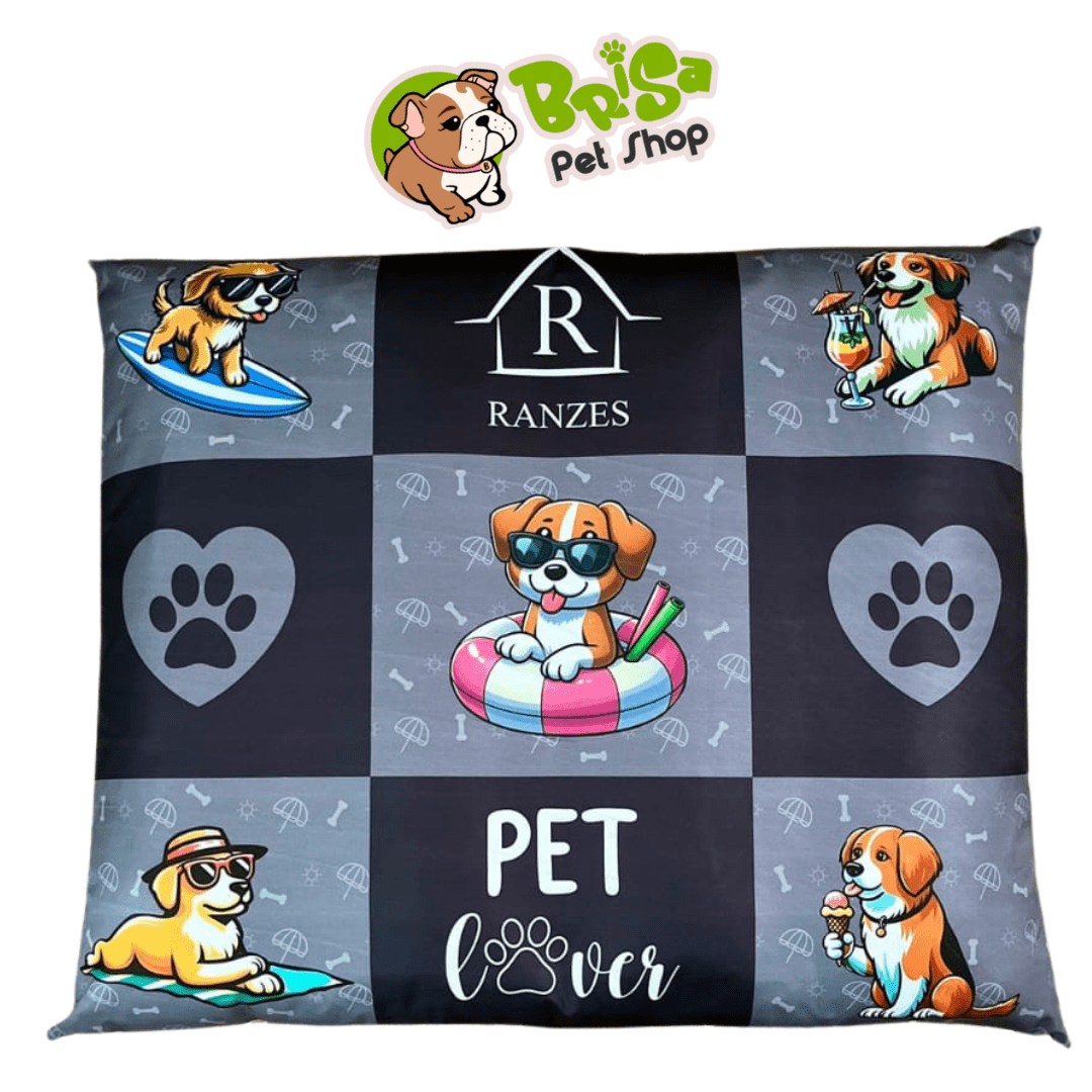 Colchoneta Ranzes Modelo Dakota Pet Lover - Talla M (Plomo)1