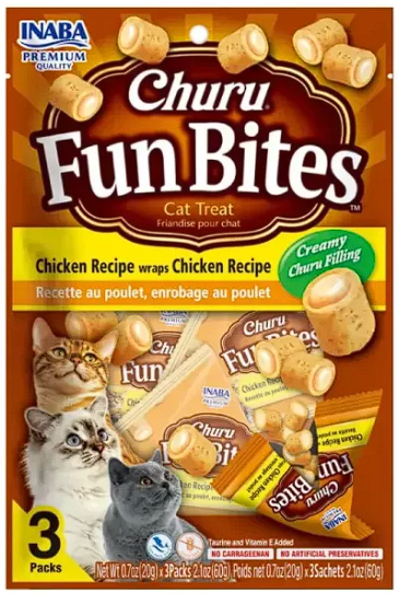 Churu Fun Bites Pollo 60gr (pack 3 de 20gr)1