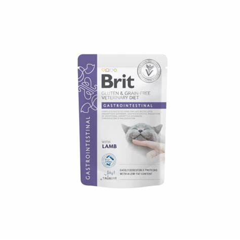 Brit GF Vet Diet Cat Pouch Fillets in Gravy Gastrointestinal 85gr1