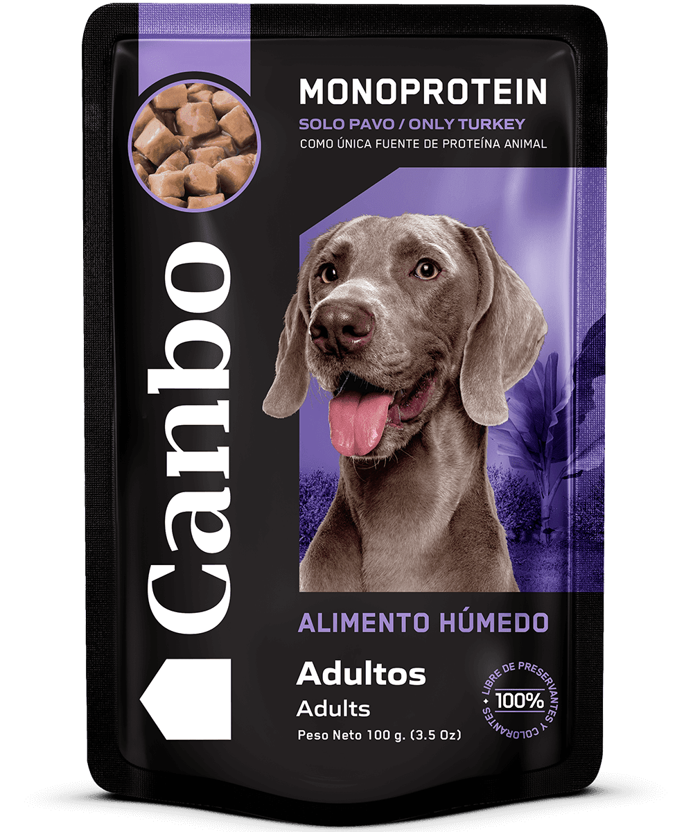 Canbo Pouch Dog Adulto Trocitos en salsa de Pavo 100gr1