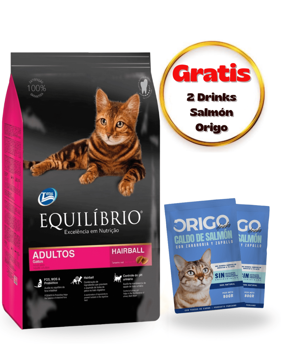 Equilibrio Cat Adultos 7.5kg - Dúo drink1