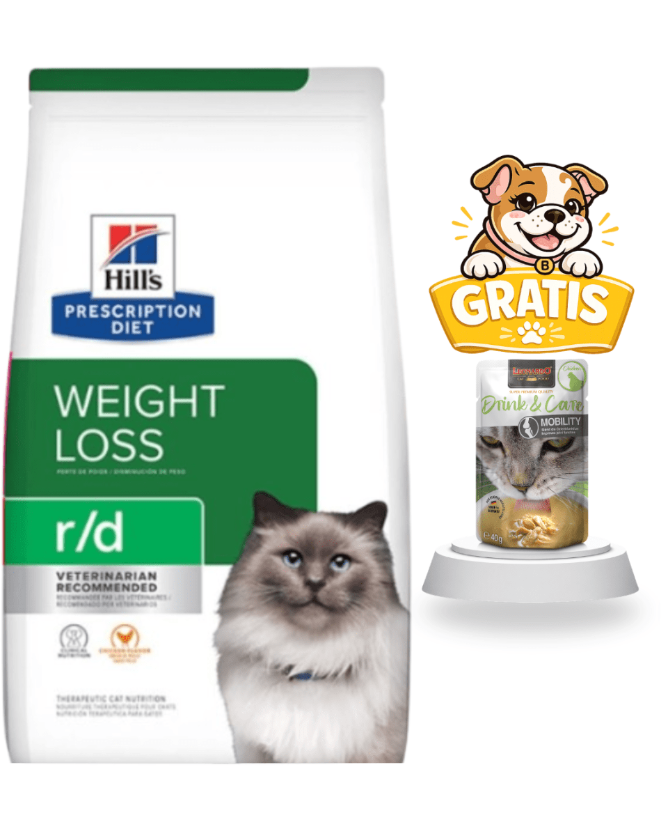 Hills PD Feline Weight Loss R/D Dry 1.8kg - Pack integral1