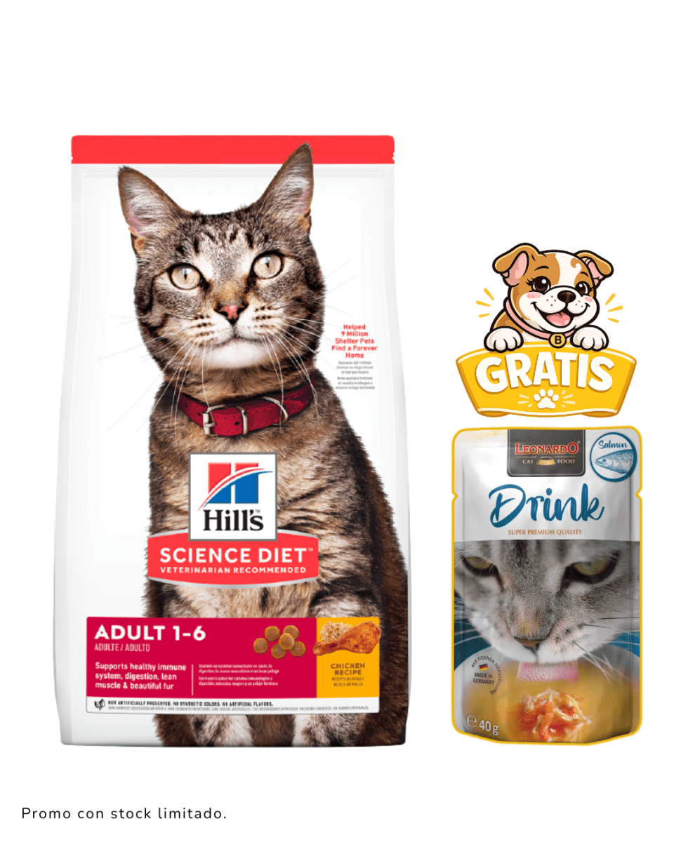 Hills SD Feline Adult Optimal Care 1.8kg + drink1