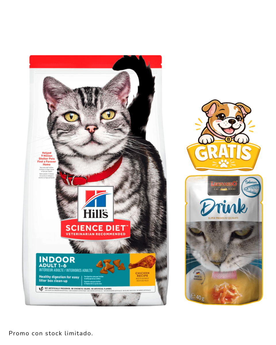 Hills SD Feline Indoor Adult 1.6kg + drink1