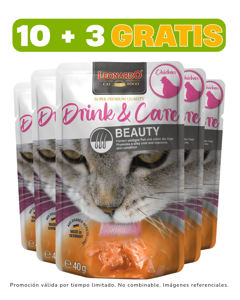 Leonardo Drink & Care Beauty 40gr promoción 10 + 3 gratis1