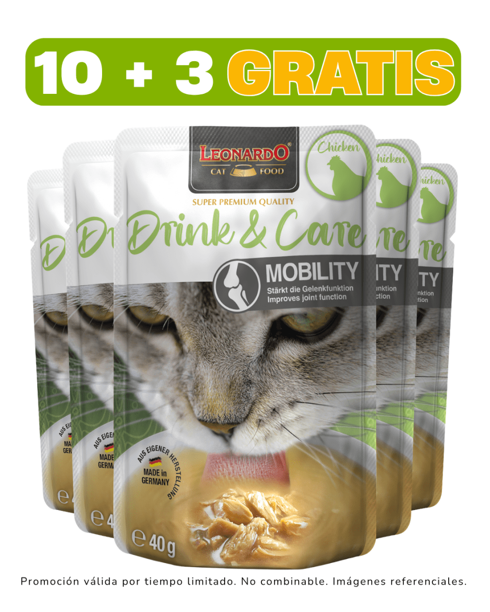 Leonardo Drink & Care Mobility 40gr promoción 10 + 3 gratis1