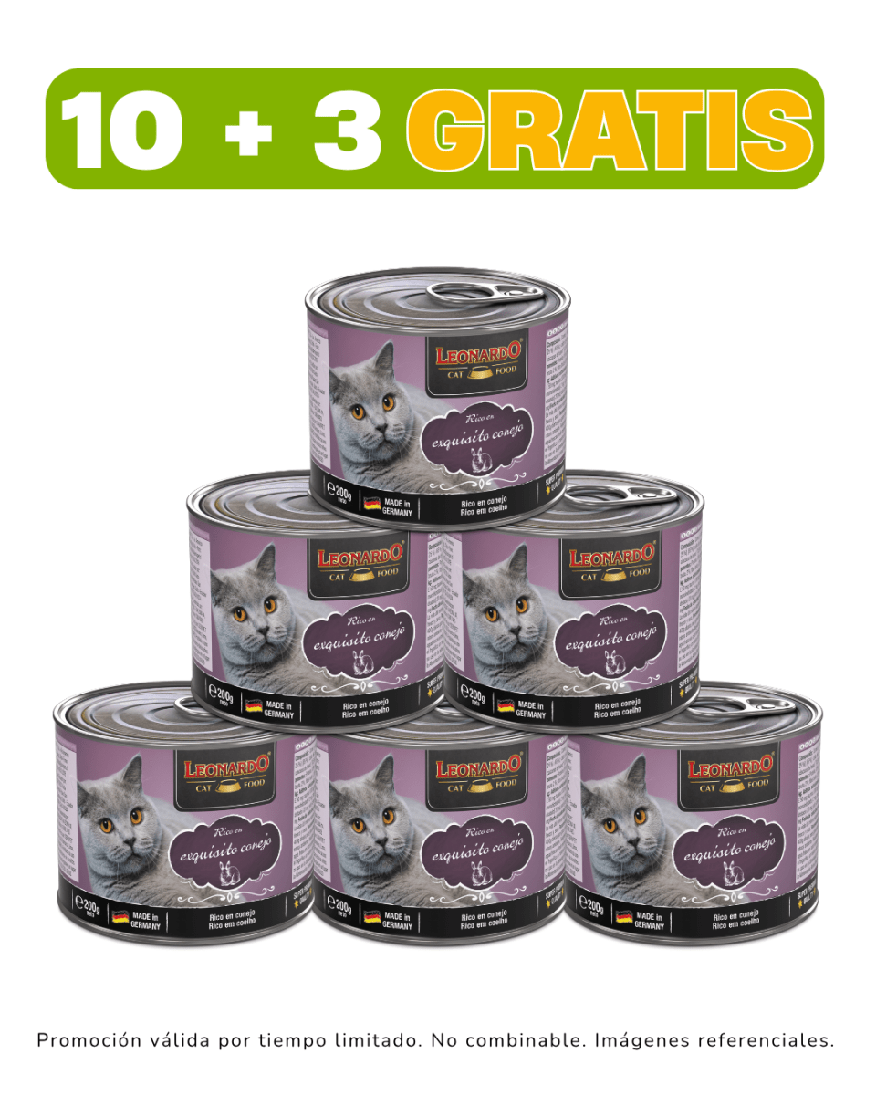 Leonardo Quality Selection Conejo - 200gr promoción 10 + 3 gratis1