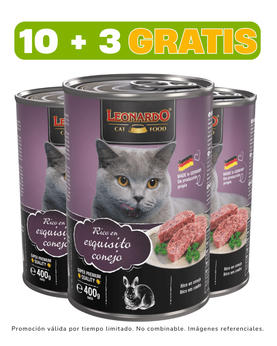 Leonardo Quality Selection Conejo 400gr promoción 10 + 3 gratis1