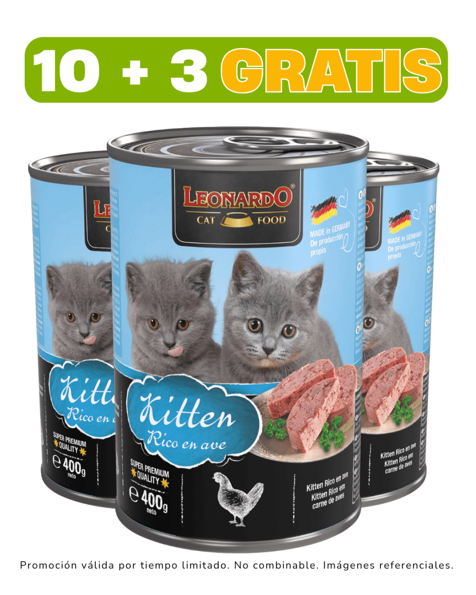 Leonardo Quality Selection Kitten - 400gr promoción 10 + 3 gratis1