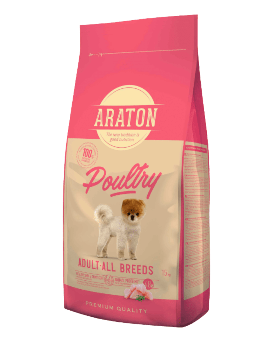 Araton Dog Adulto Poultry All Breeds 15kg1