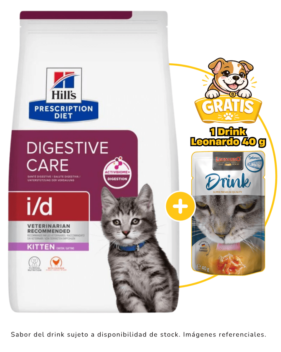 Hills PD Feline Kitten i/d 1.8kg + 1 Drink Leonardo gratis1