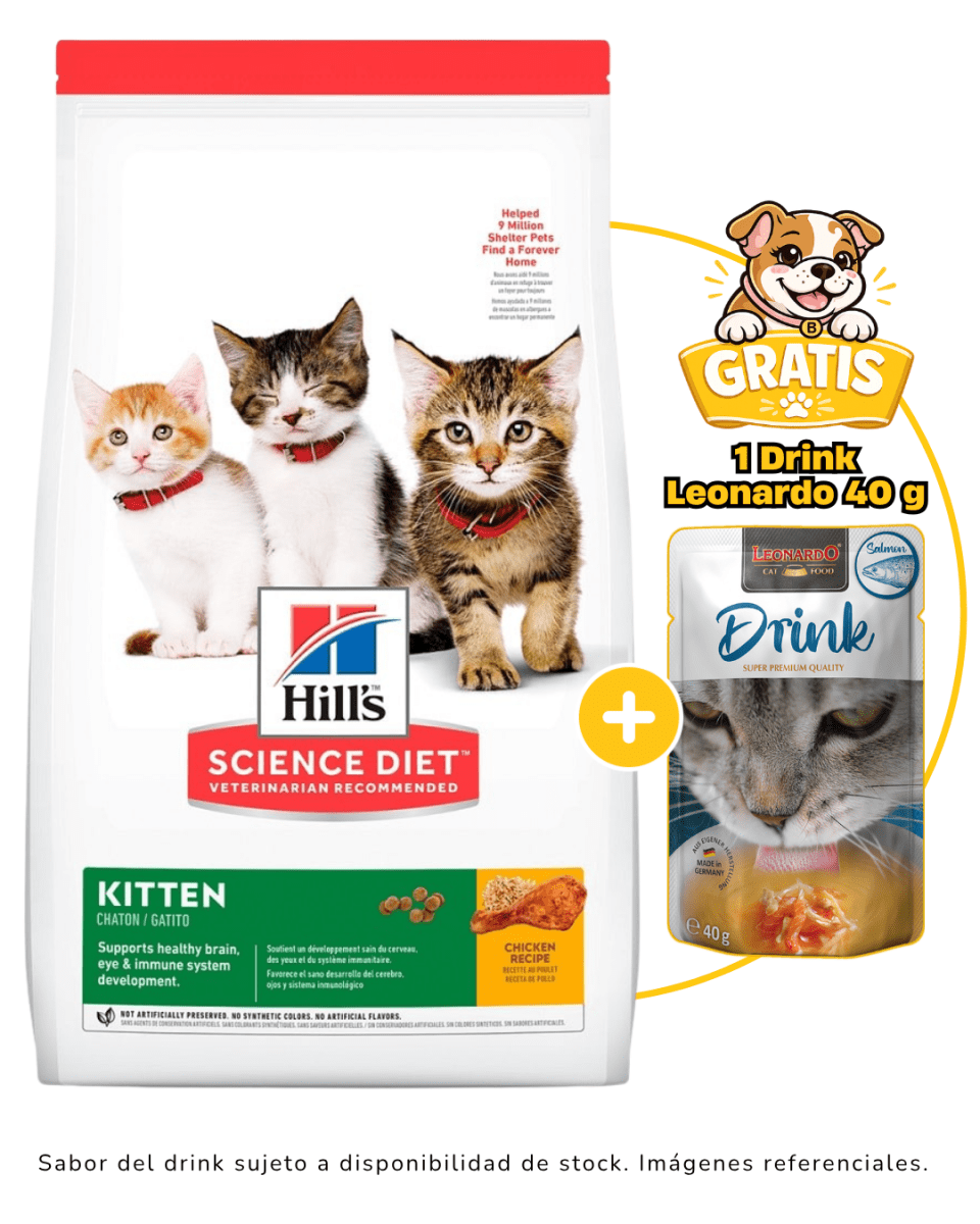 Hills SD Kitten h. Development 1.58kg + 1 drink leonardo gratis1