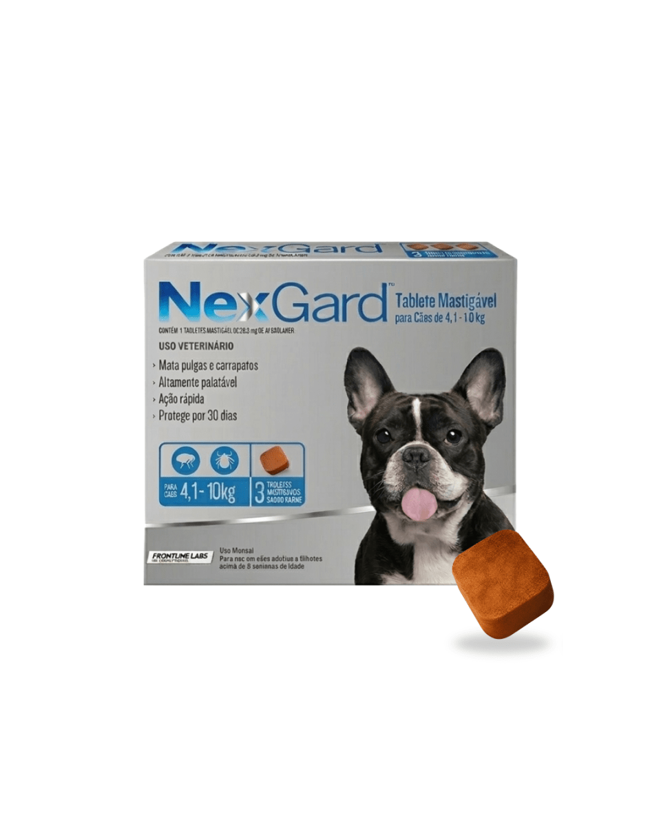 Nexgard Para Perros De 4.1 a 10kg x 1 Tableta1