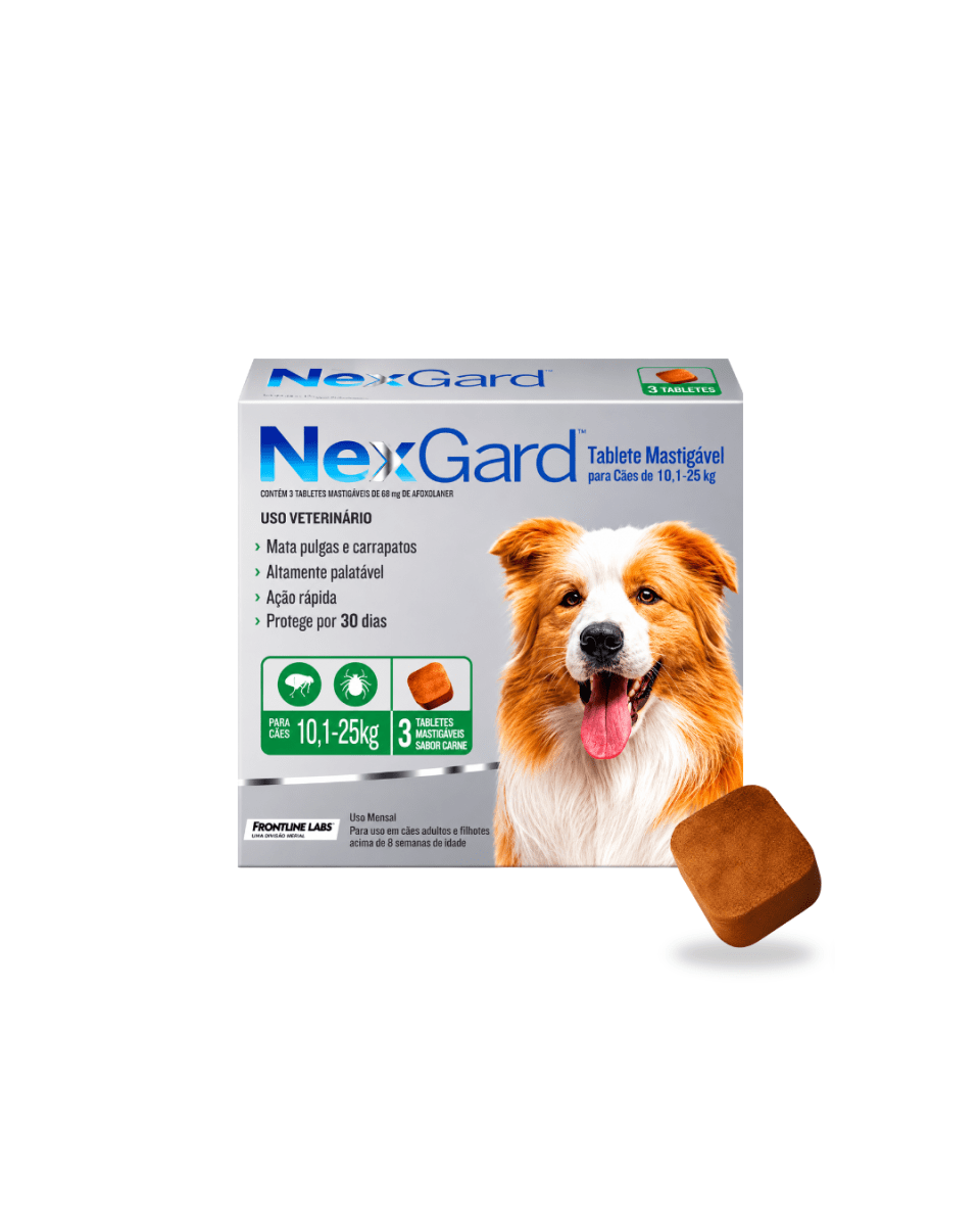 Nexgard Para Perros De 10.1 a 25kg x 1 Tableta1