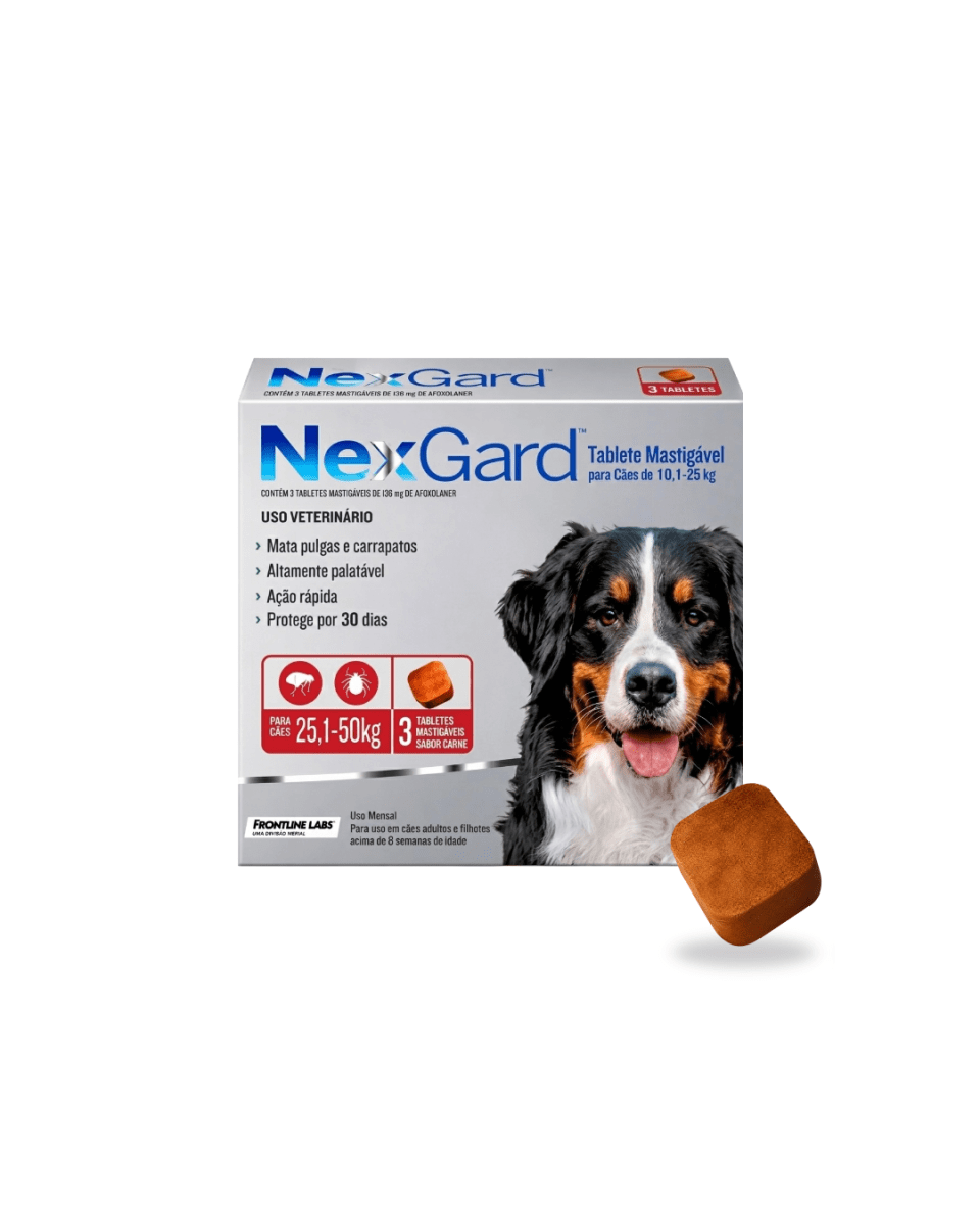 Nexgard Para Perros De 25.1 a 50kg x 1 Tableta1