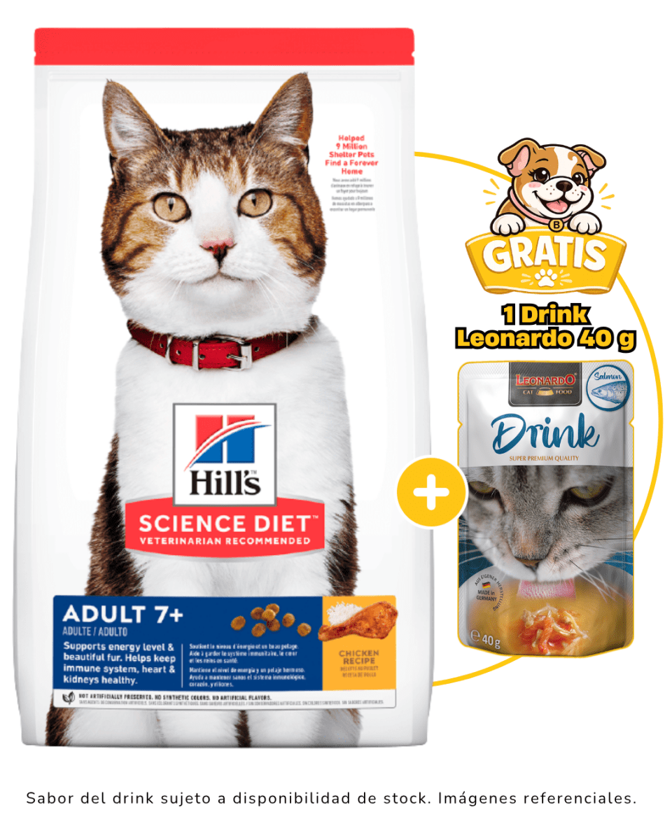Hills SD Feline 7+ Active Longevity 1.8kg + 1 drink leonardo gratis1