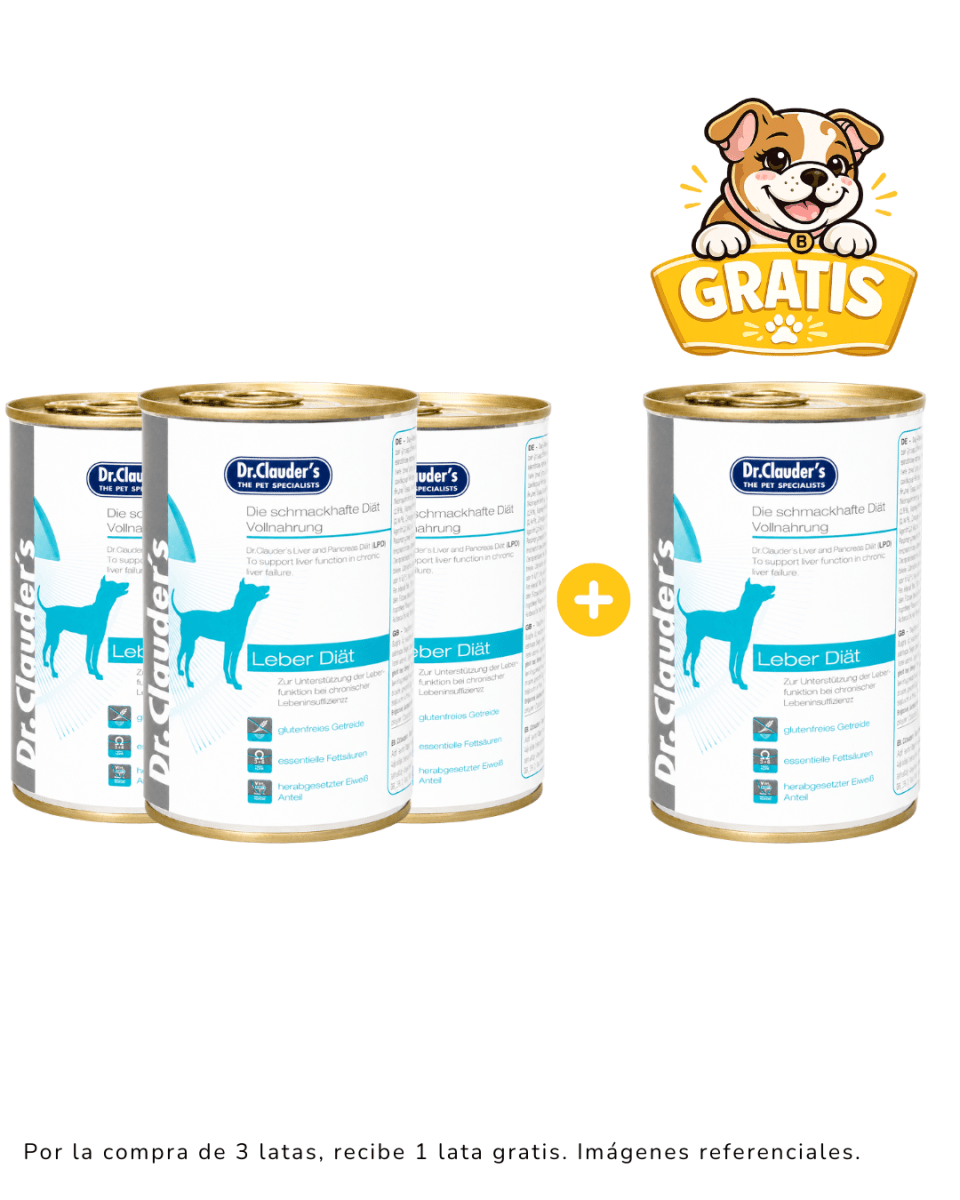 Dr. Clauders Vet Dog Hepatic 400gr Promoción 3 + 1 gratis1