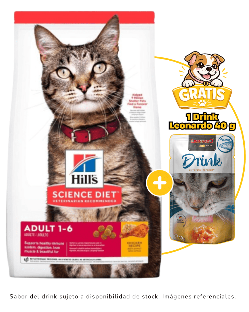 Hills SD Feline Adult Optimal Care 3.2kg + 1 drink leonardo gratis1