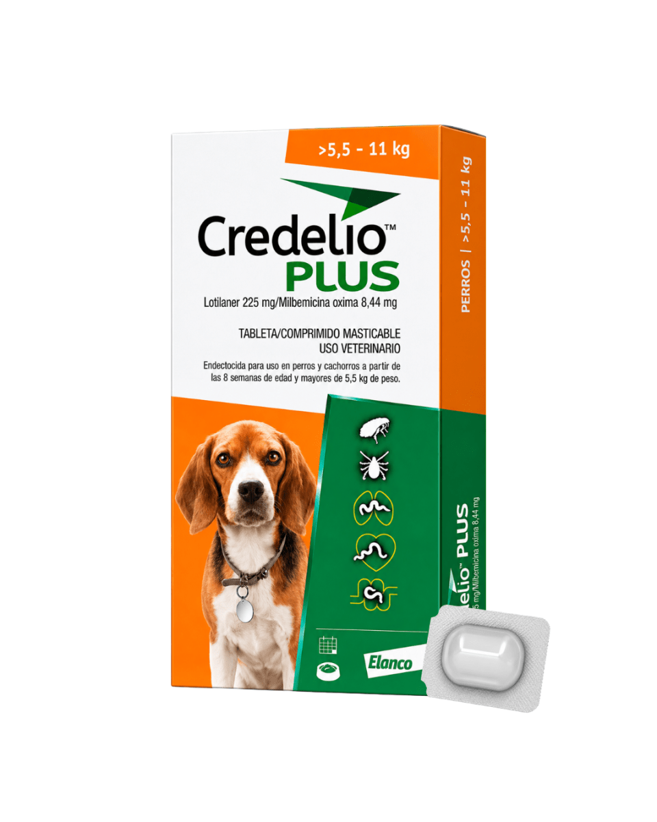 Credelio Plus Para Perros De 5.5 A 11kg (225 mg) x 1 Tableta1