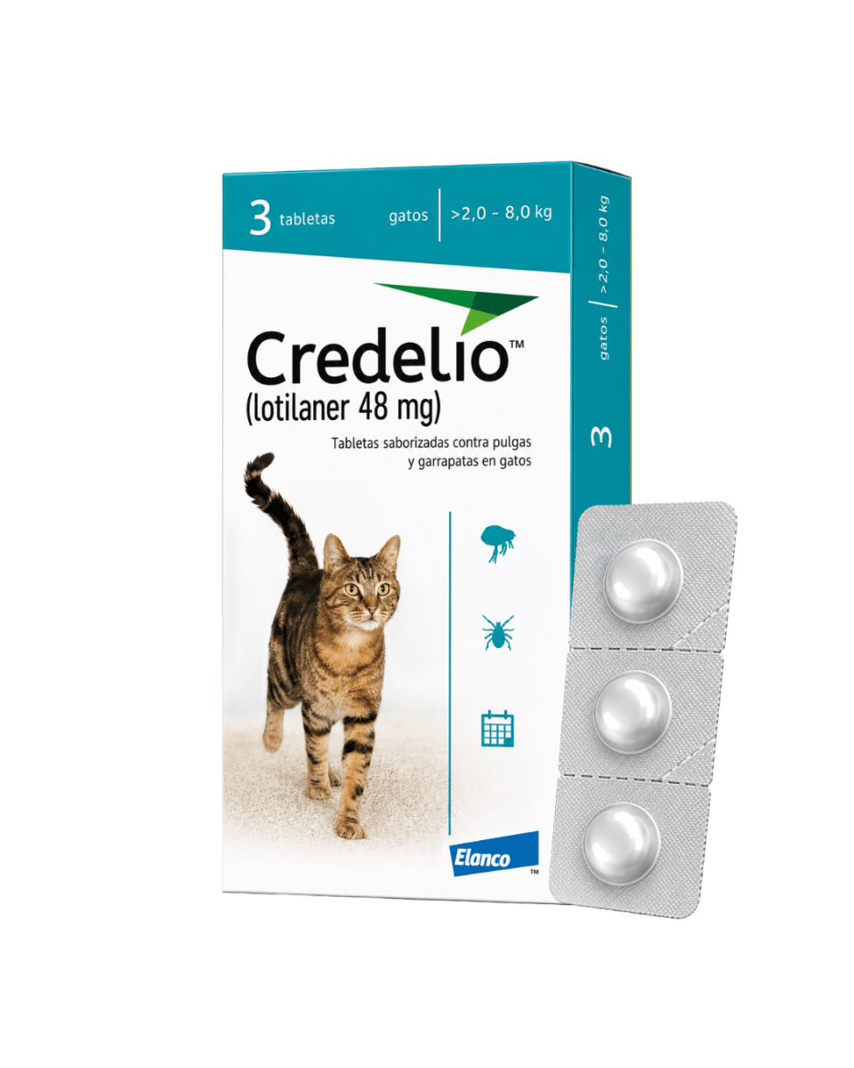 Credelio Gato De 2 A 8kg (48 Mg) x 3 Tabletas1