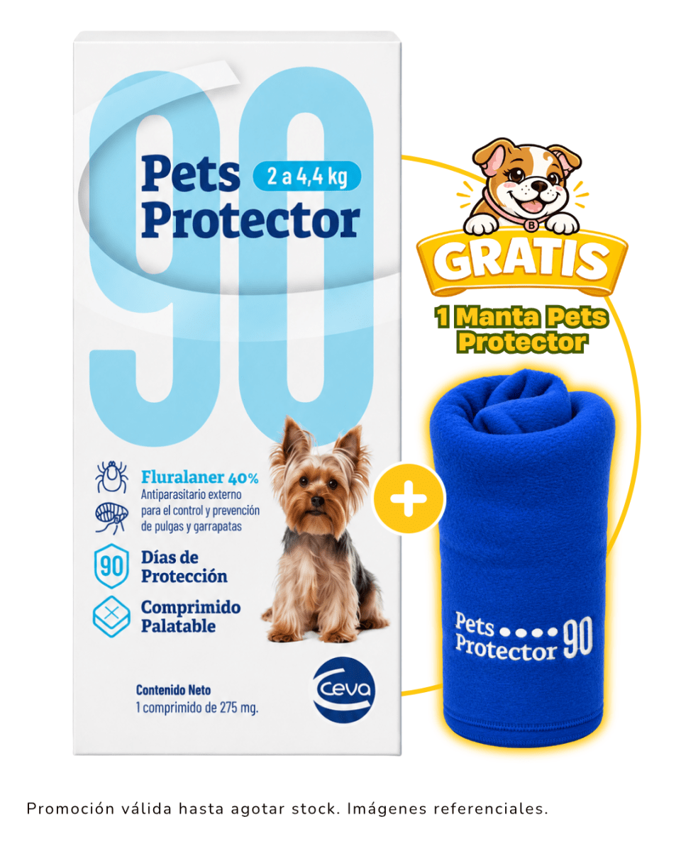 Pets Protector 90 Mini (2kg a 4.4kg) + 1 manta pets protector gratis1