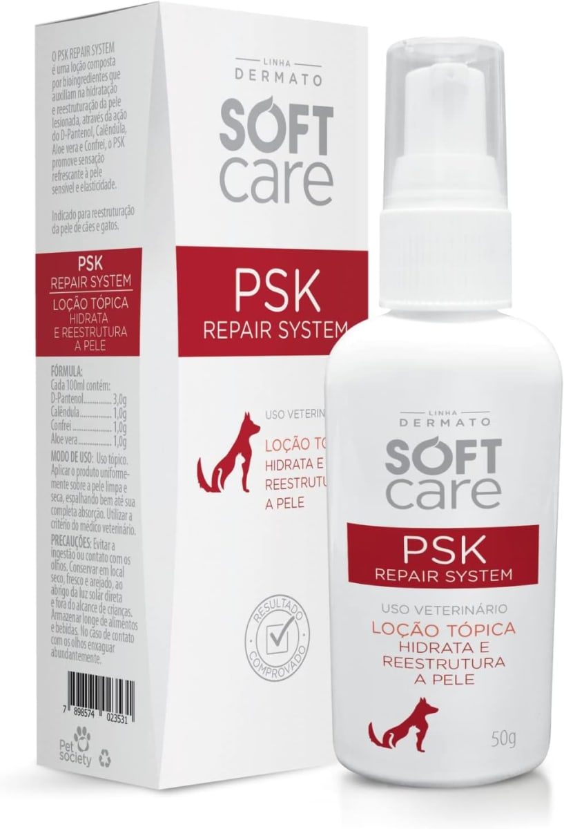 Soft Care Loción Reestructurante PSK para Perros y Gatos - 50gr1