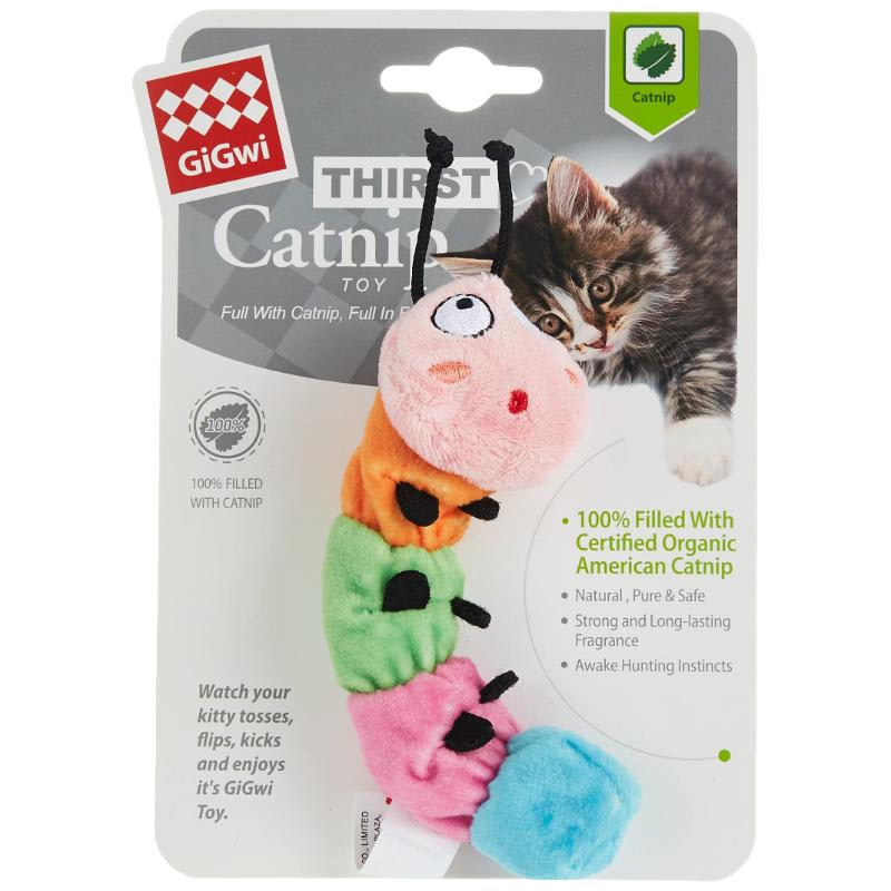 GIGWI CATERPILLAR CATNIP ORGANIC1