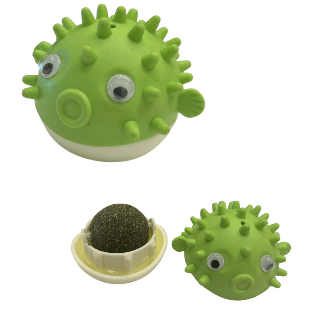 Juguete para Gato Tipo Rascador con Catnip forma de Pez1