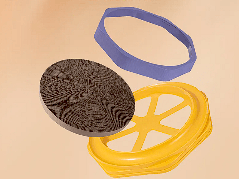 Rascador para gato con bola de campana6