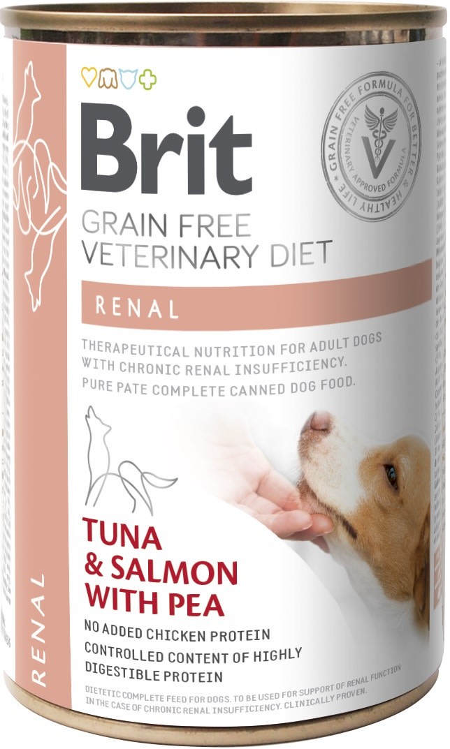 Brit GF VET Diet Dog Renal (Lata 400 gr)1
