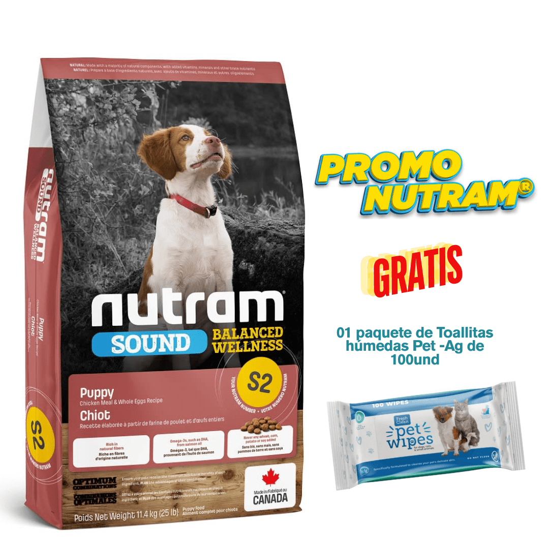 S2 NUTRAM SOUND PUPPY 11.4kg - Promo Pet Ag1