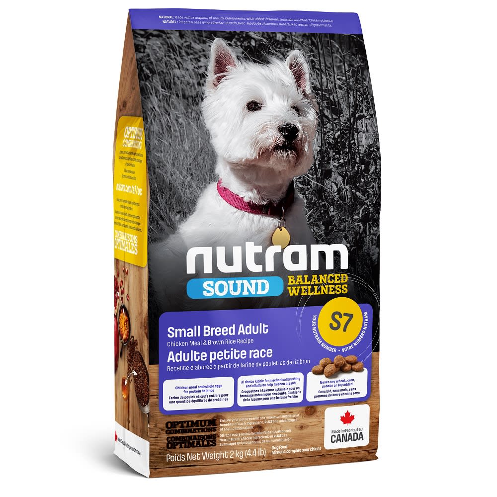 S7 NUTRAM SOUND SMALL BREED ADULT DOG 2kg1